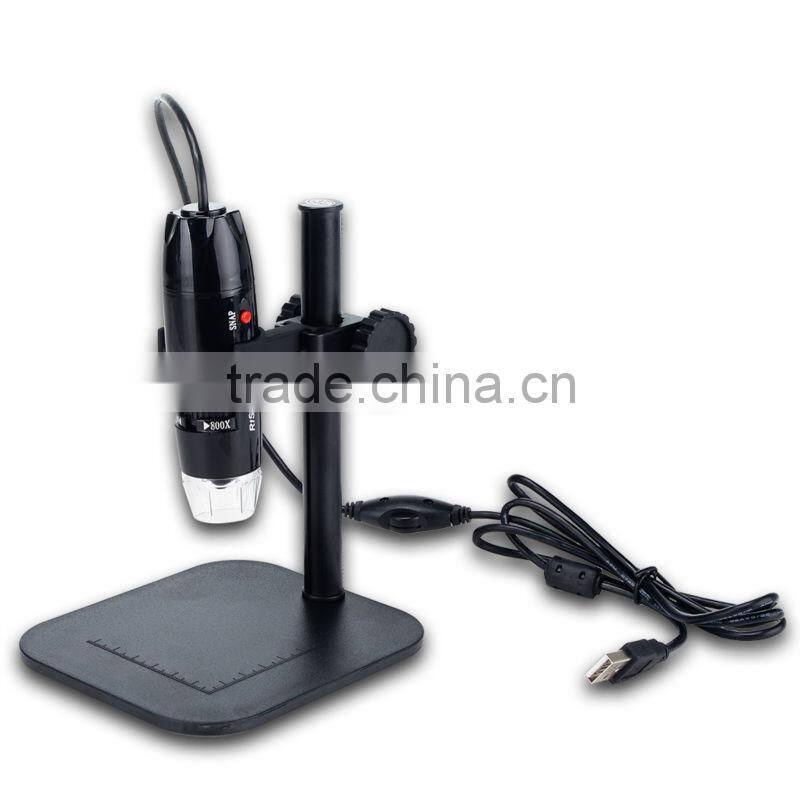 20x - 800x 2MP USB Digital Microscope Endoscope Video Camera Magnifier Lift Tray