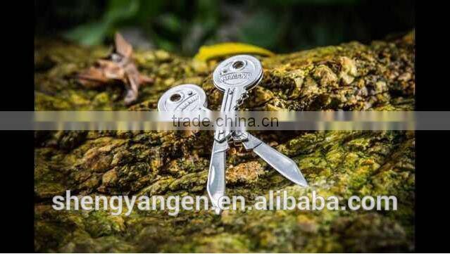 Mini Key Chain Tactical Folding Lock Back Pocket Knife