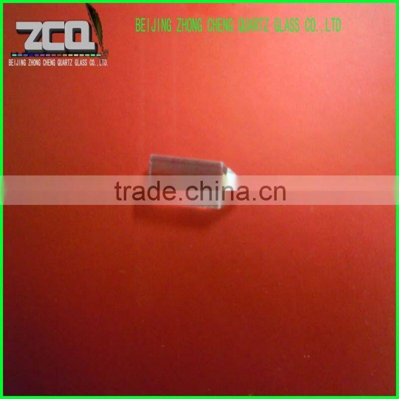 Polishing Clear Quartz Glass Rod With Cone-Shape In The Ending