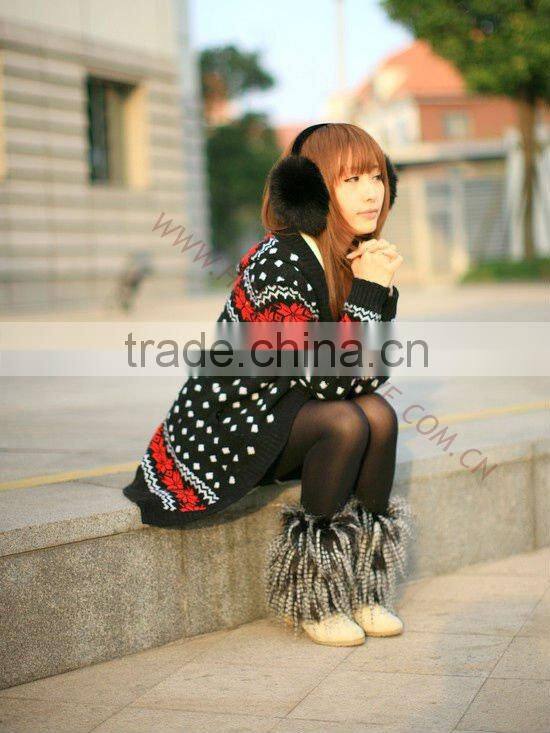 2011 fur leg warmers