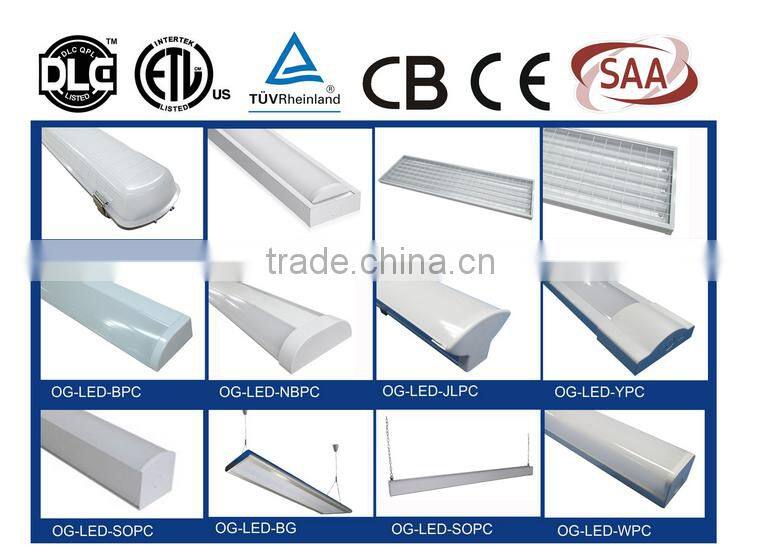 Wet location use IP65 10w waterproof led linear light fixture