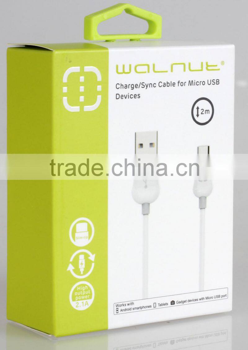 MFi Certified USB Round Cable (Black/white)