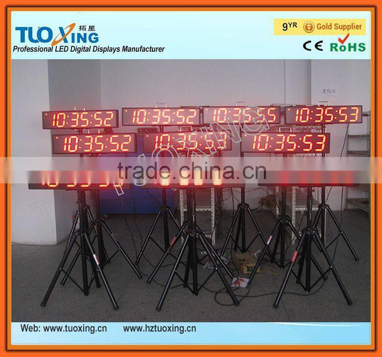 High quality 6 inch 6 digits electronic scoreboard & timer