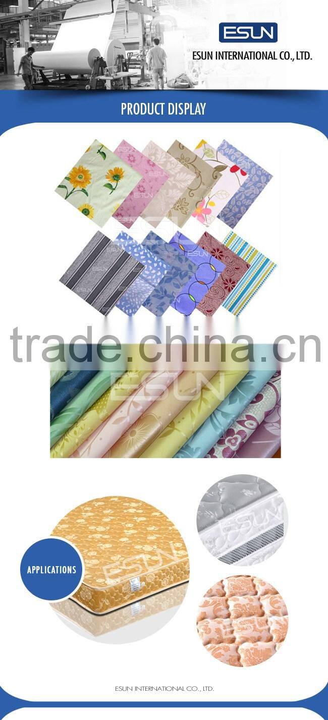 QM201 100% Polyester Tricot Mattress Ticking Fabric