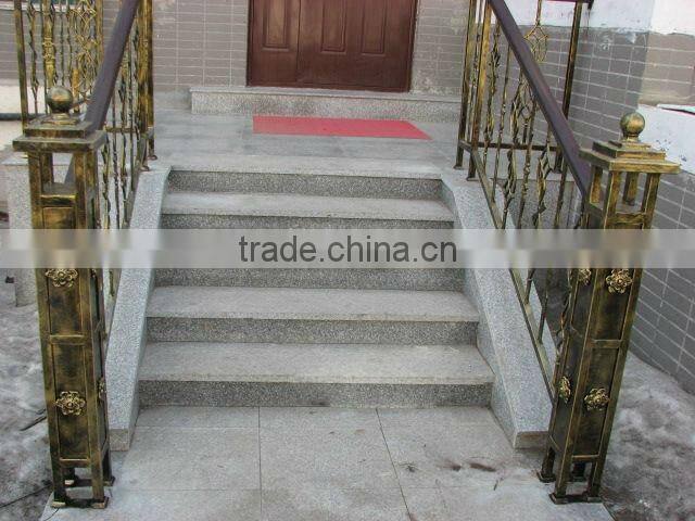 Top-selling anti-rust artistic iron stair handrail