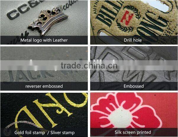 Custom Embossed Leather Patch for Casual Jacket/jeans