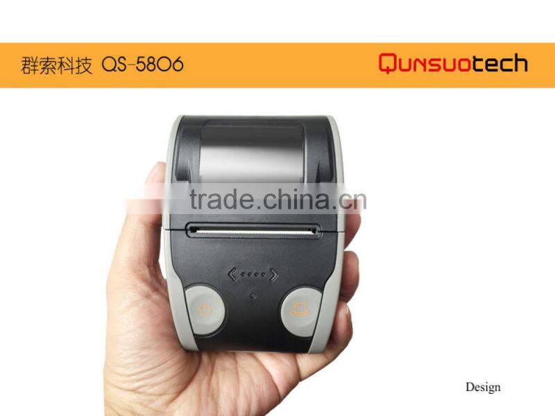 Smartphone Mobile mini bluetooth printer bluetooth mini printer mini thermal bluetooth printer