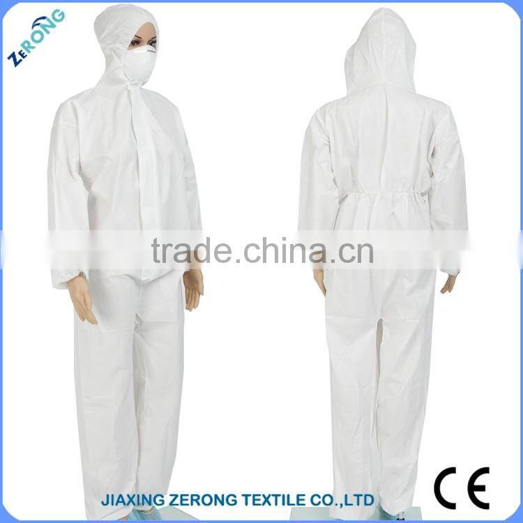 Type 5 Type 6 SF material factory coverall unifrom disposable coverall suit