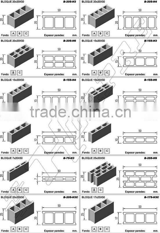 Wante Machinery QT6-15 hydraulic press interlock block maki