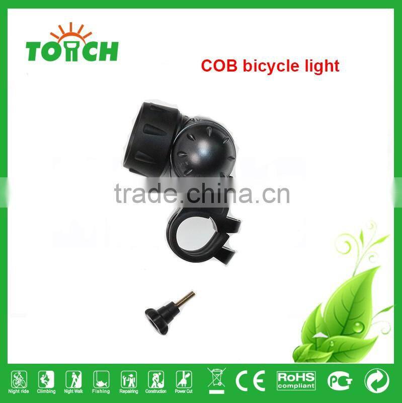 Plastic LED light for bicycle brightest LED bicycle light COB super bright LED bicycle light