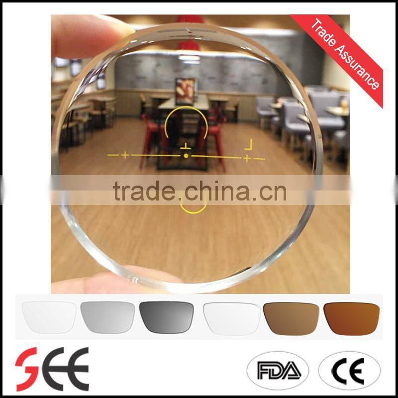 factory 1.56 PGX photo grey brown photochromic Progressive glasses optical lenses