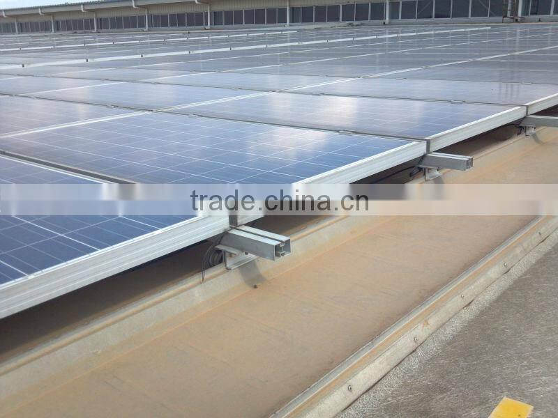 high quality tin roof mount galvanized steel solar frame