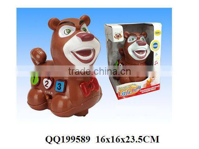 Plastic B/O bump & go bee toy