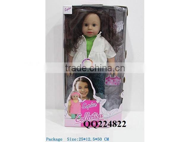New products baby doll 18 inch American girl doll toy doll for sale With IC