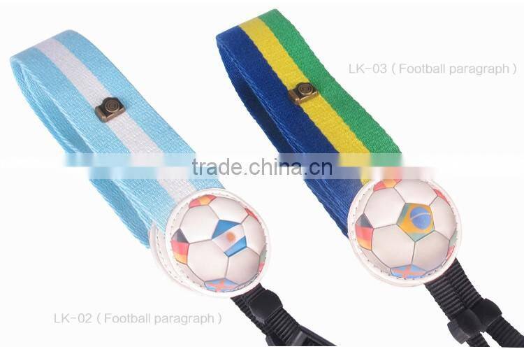 World Cup Brazil Team Camera Straps flag or football For Nikon for Sony for Canon for Olympus for Pentax for Leica
