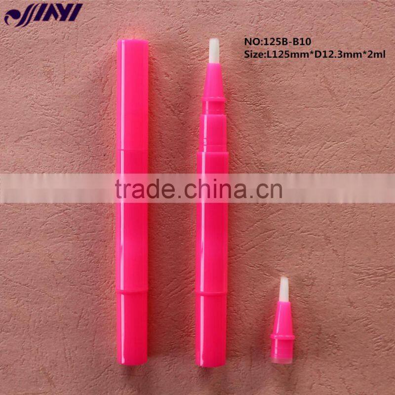 JY 2ml cosmetic twist pen for lip gloss,teeth whiting pen