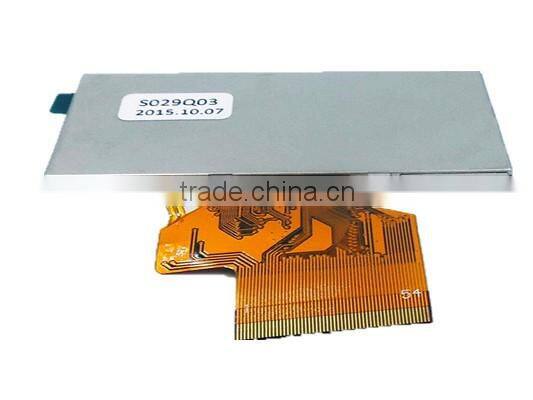 Ultra Wide Bar Stretched LCD 4.6 Inch TFT Lcd panel display with CTP