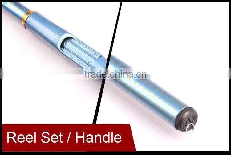 2.1M~3.6m Super Hard Carbon Fiber Fishing Reels Configurable Fishing Rod Telescopic Fly Spinning Ocean Lake Fishing 2016