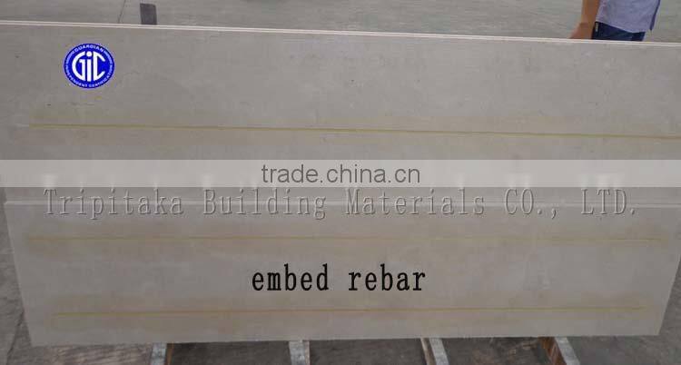 Cheap polished crema marfil marble flooring design