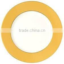 Yellow charger plate