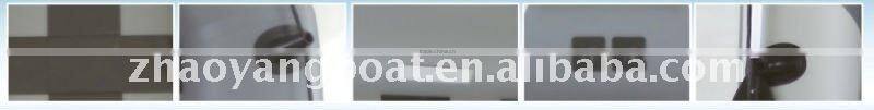 CE Authenticate PVC or Hypalon aluminum floor inflatable river boat