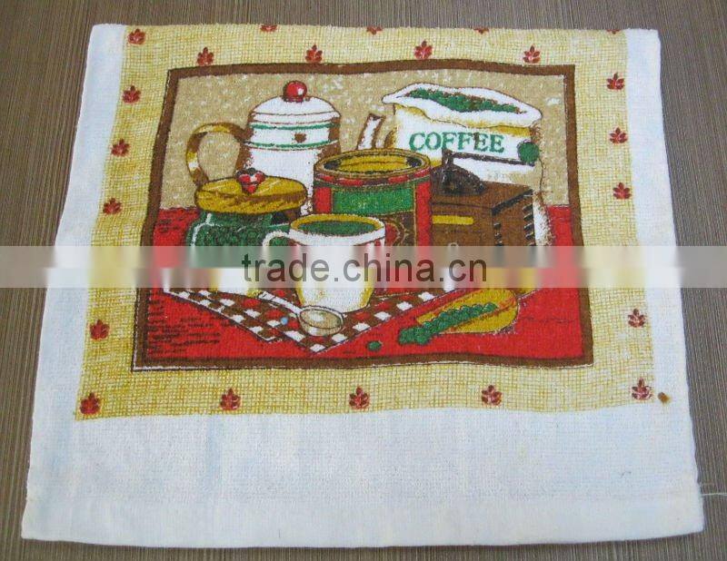 100% cotton printed tea towel/kitchen towel
