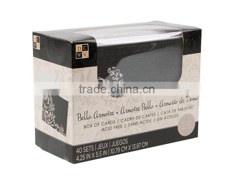 Sinicline wholesale paper cardboard packaging box for business cards