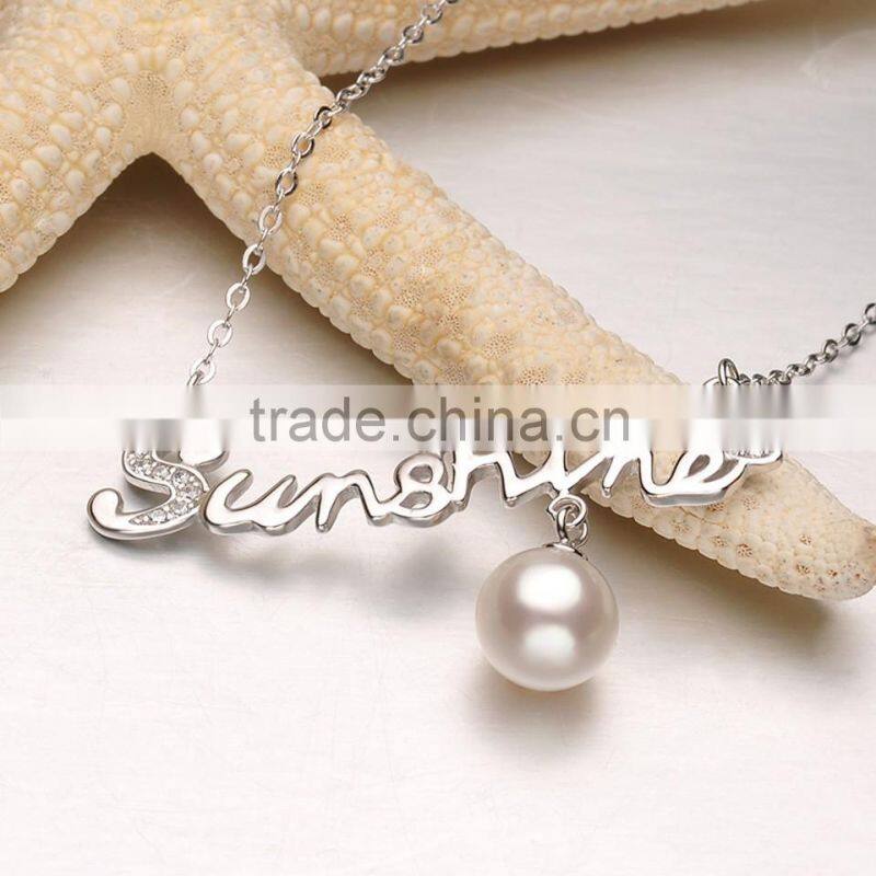 cheap cultured freshwater pearl pendant jewelry for sale