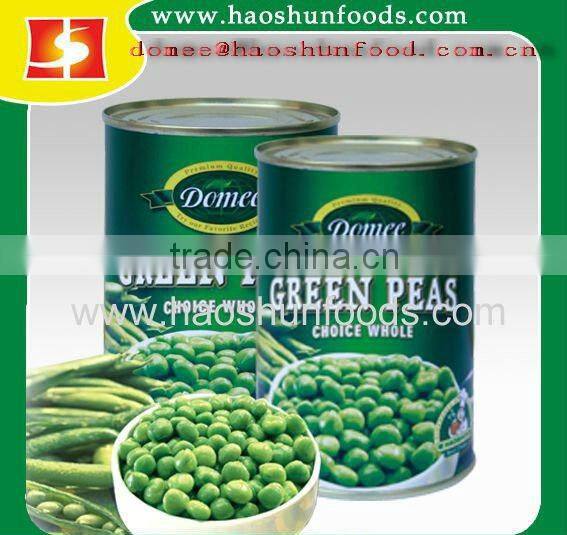 Canned Green Peas in brine