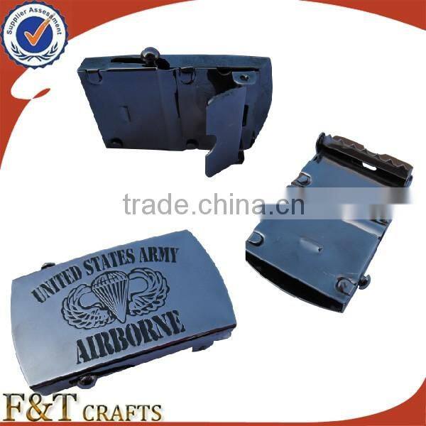 Cheap hot sales bank plating nickle brass belt buckle wholesale for high quanlity