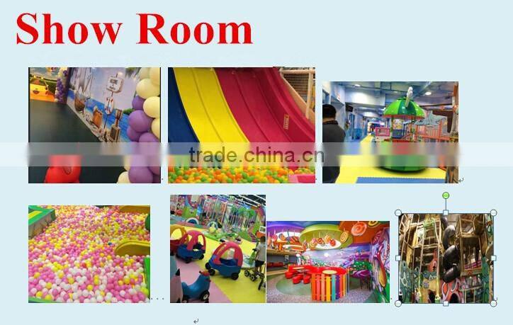Two layers indoor playground type galvanized pipe frame soft naughty castle kids game on sale
