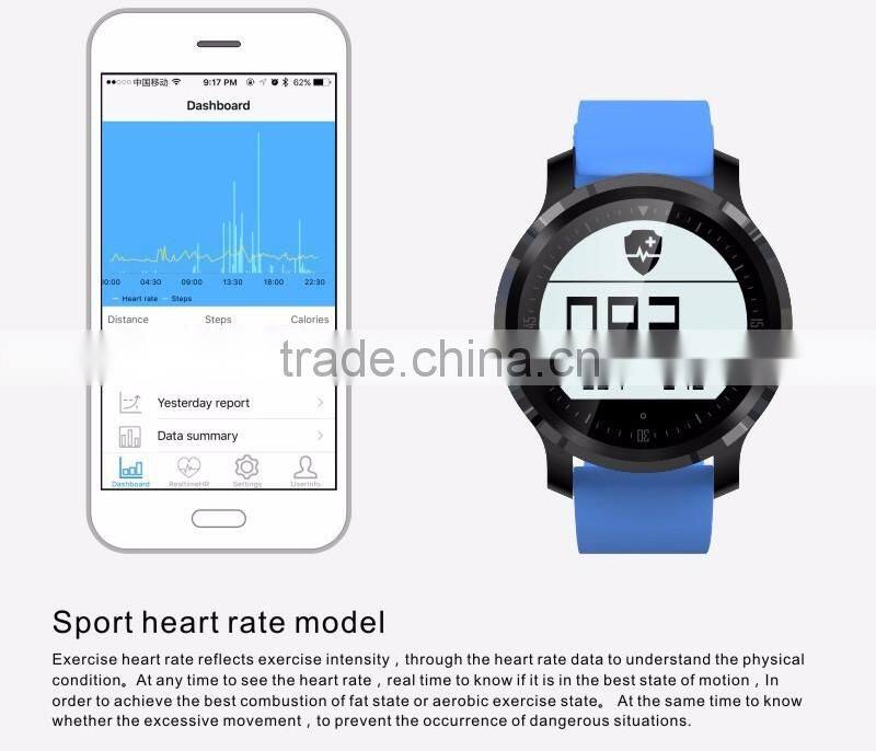 Bluetooth Smart Watch F68 IP67 Waterproof Smartwatch Fitness Tracker Heart Rate Monitor for iOS iPhone 5s 6s Plus Android Phone