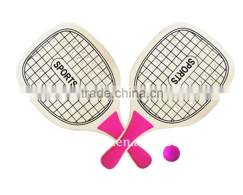 Wooden Beach Tennis Racket