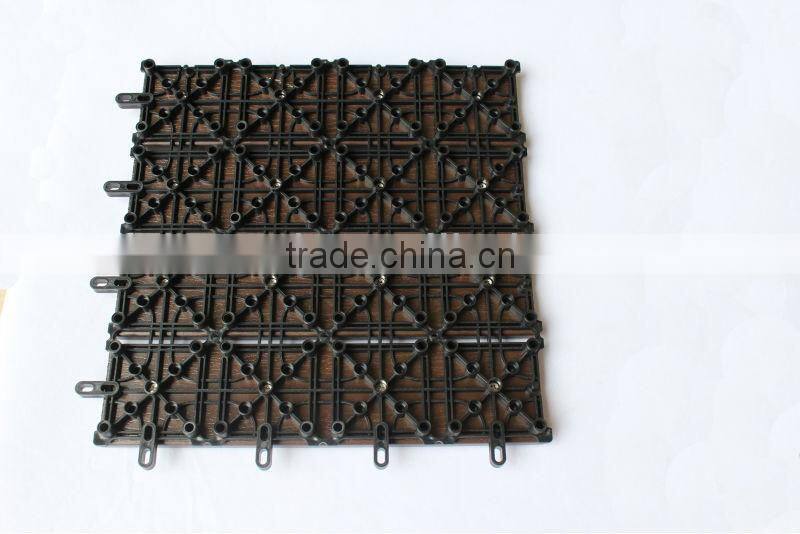 Sanding Surface Treatment and like wood plastics composites WPC Interlocking flooring