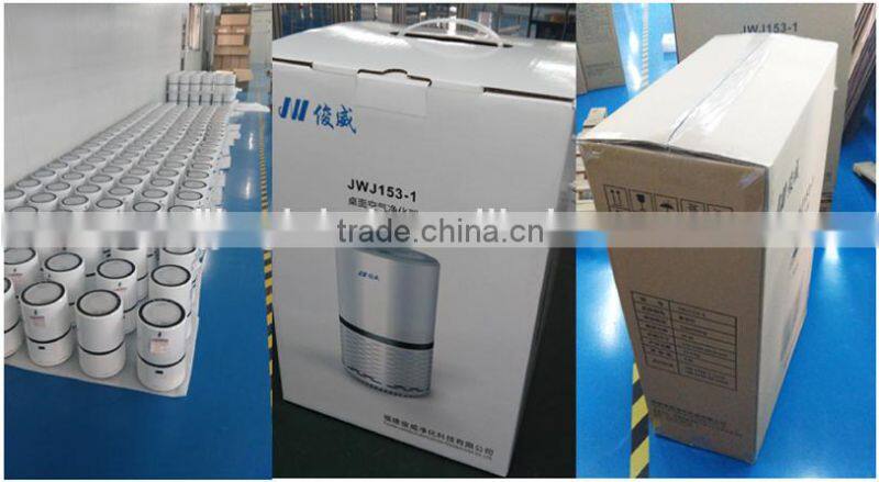 Dust sensor Home Air Purifier with ionizer HEPA filter Active Carbon for smoke office bedroom