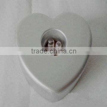 Crystal transparent octagon led base with power supply