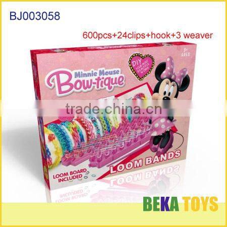 Fashion diy rubber loom bands make crazy loom bracelet