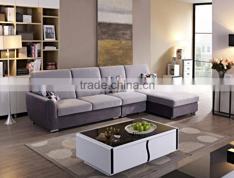 New style velvet chesterfield sofa high back sofa design