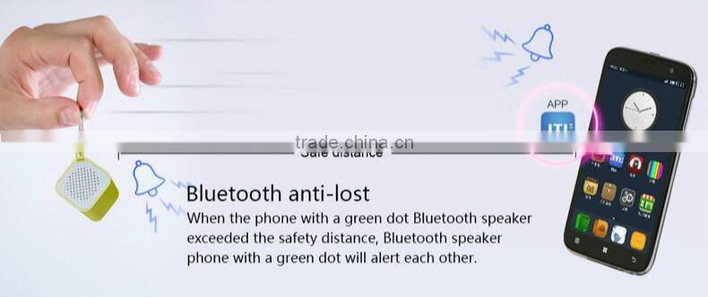 Anti-lost Super mini cube box bluetooth speaker with camera remote