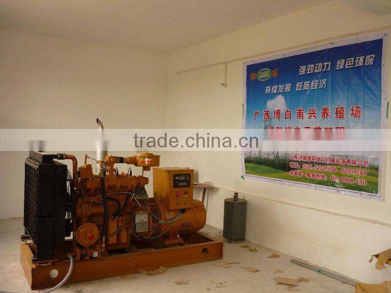 rice gas genset(80kw)
