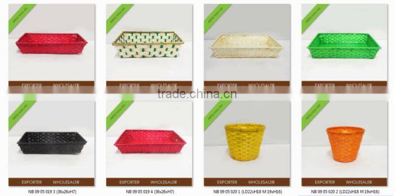 2016 High Quality New Design Handmade Bamboo Basket