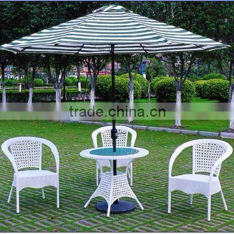 aluminum outdoor furniture comfortable handmade rattan wicker balcony set YPS005