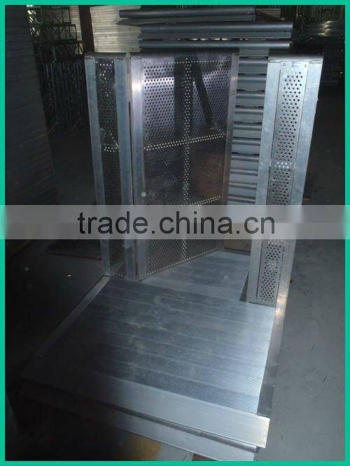 staging safety system crowd control barrier