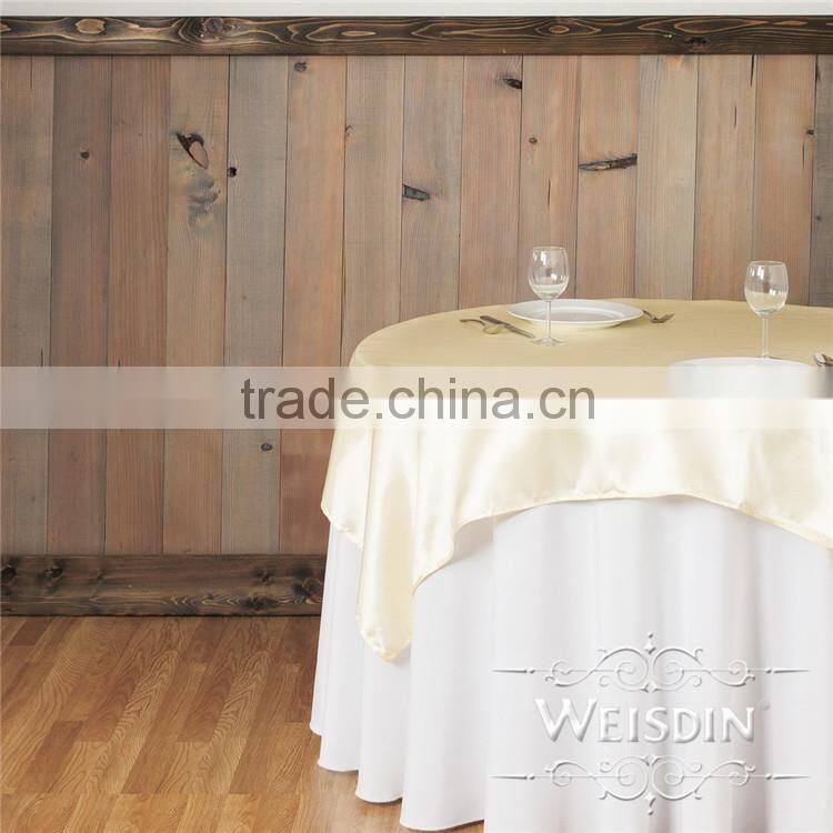 Made In China Factory Sale Polyester Round Wedding Table Cloth