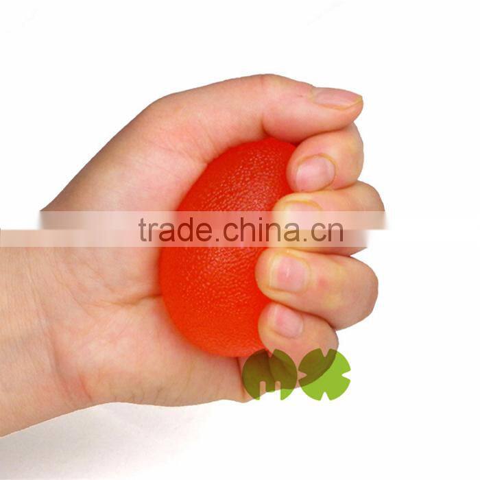 Popular High Quality Oval Shape Health Hand Silicone Gym Ball