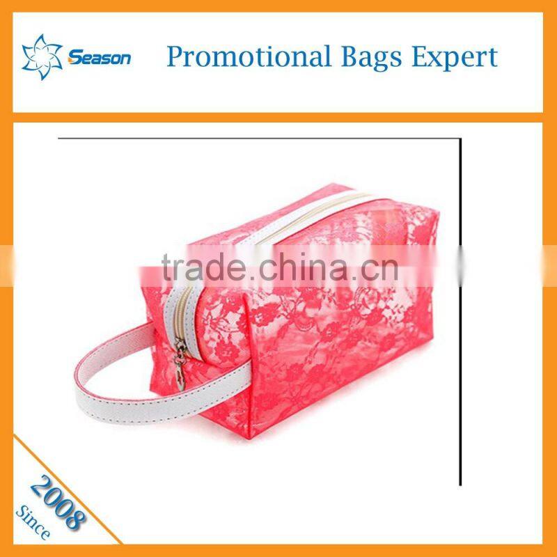 Small cosmetic bag mirror cosmetic bag material pvc transparent cosmetic bag