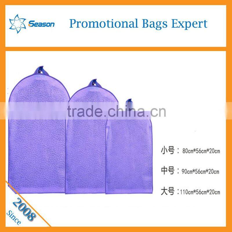 2016 Cheap High Quality Custom logo print fabric fodable garment bag