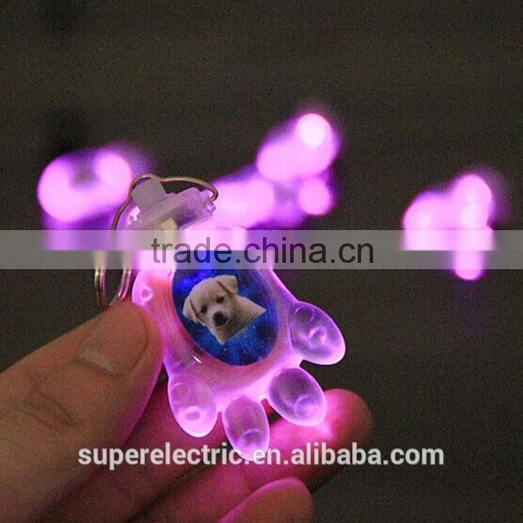 Top quality eco-friendly dog led name band customized design led pendant for pets