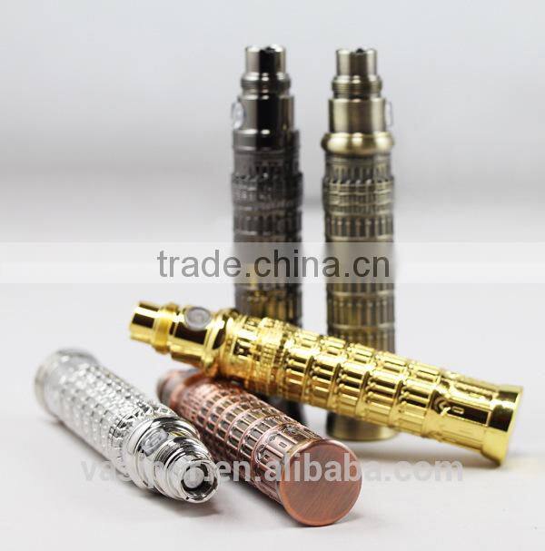 upgrade ego Battery The Leaning Tower of Pisa battery 900mAh /1100mAh/1300mAh