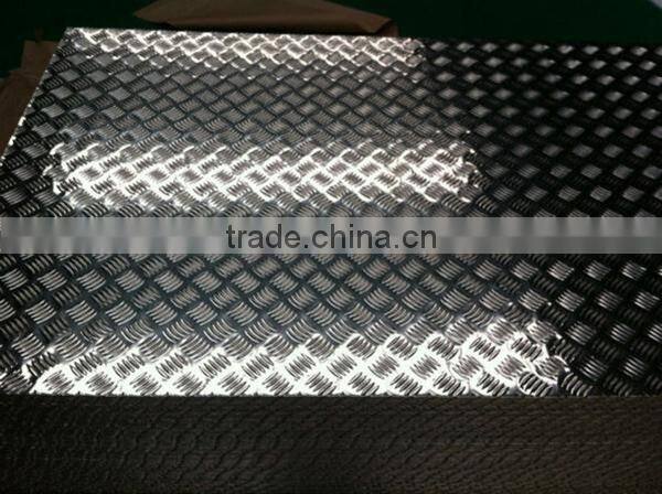 Five Bars pattern Embossed Aluminum Sheets for Anti-slip Plate